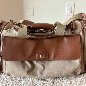 Cutter & Buck Canvas & Leather Duffel Bag